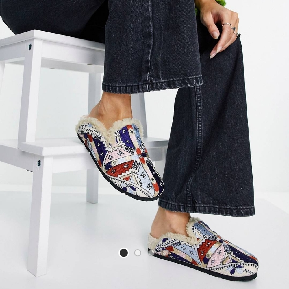 Free People Multicolor Patterned Mules - Picture 4 of 13